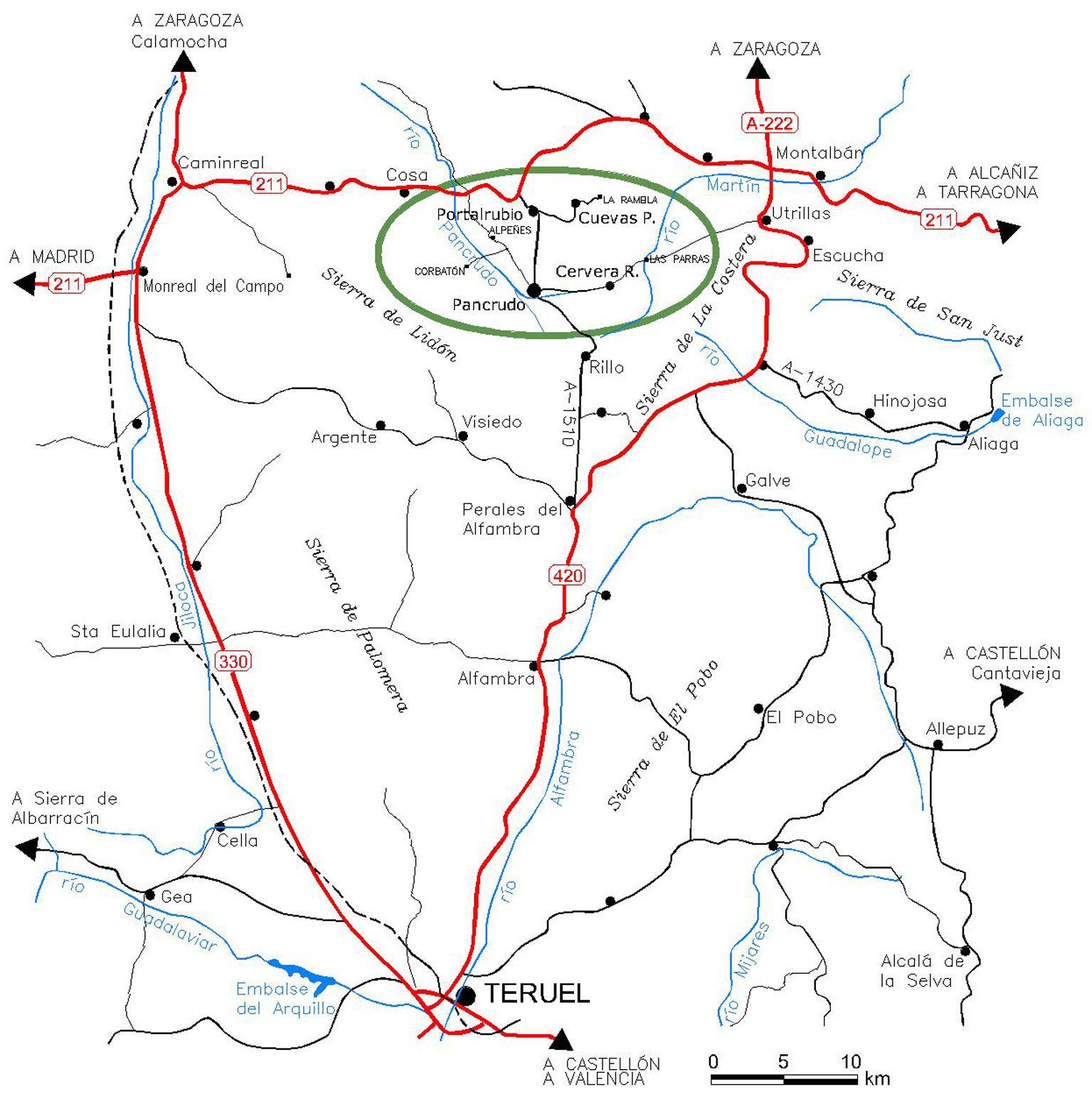 Imagen de Pancrudo mapa 44720 5 