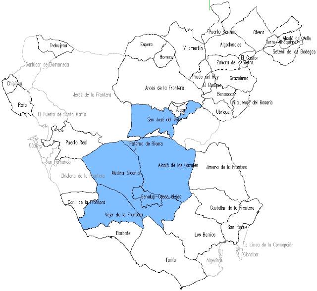 Imagen de Paterna de Rivera mapa 11178 3 