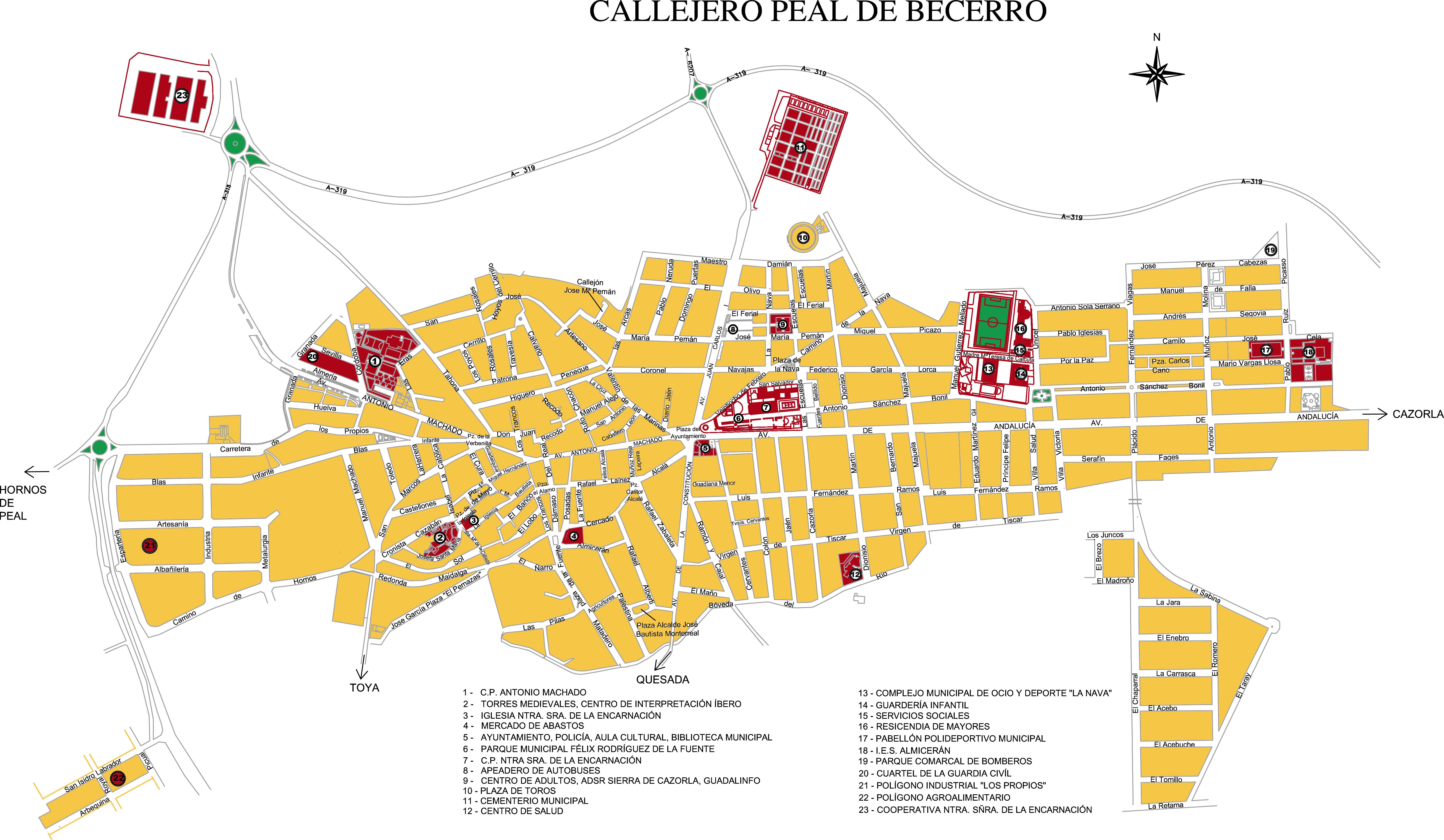 Imagen de Peal de Becerro mapa 23460 6 