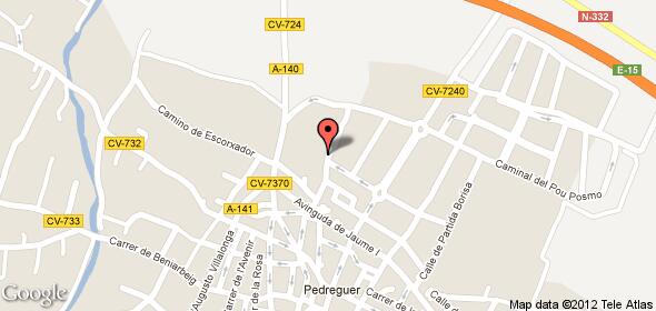 Imagen de Pedreguer mapa 03750 4 