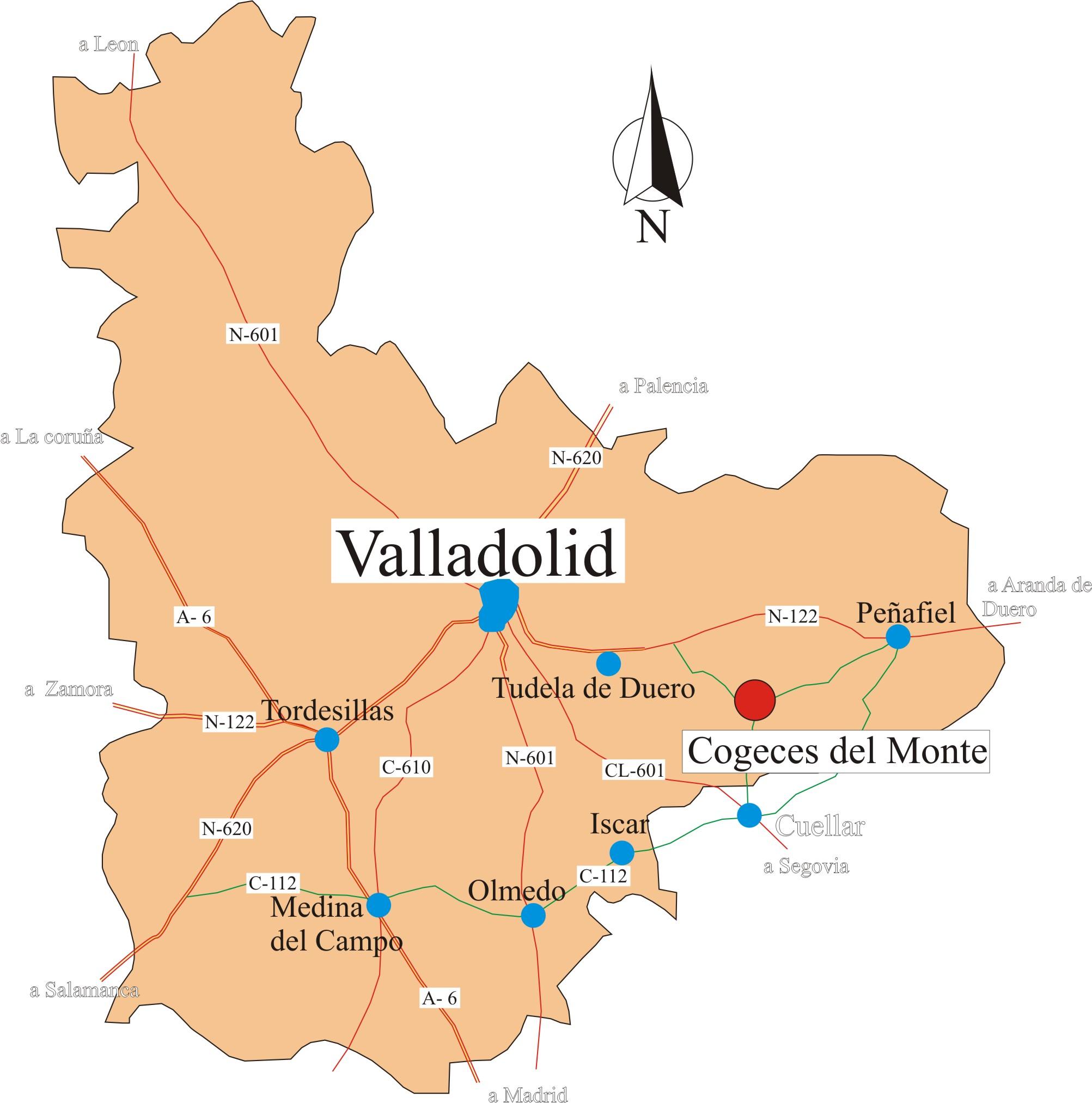 Imagen de Peñafiel mapa 47300 4 