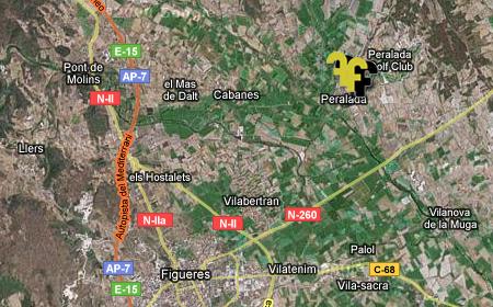 Imagen de Peralada mapa 17491 5 