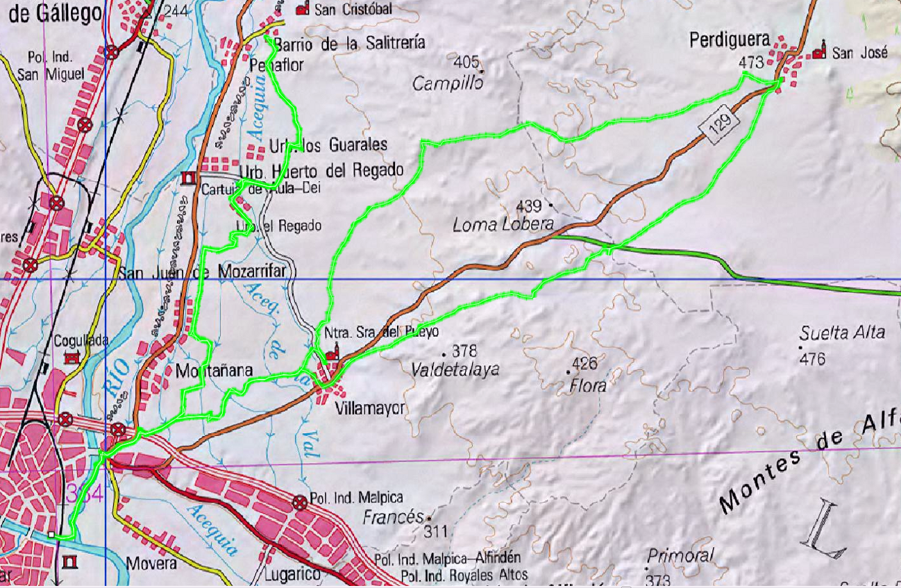 Imagen de Perdiguera mapa 50161 4 