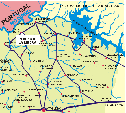 Imagen de Pereña de la Ribera mapa 37175 2 