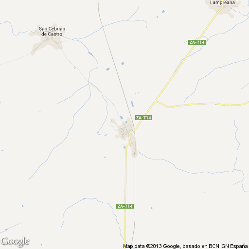 Imagen de Piedrahita de Castro mapa 49143 1 