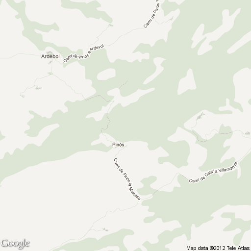 Imagen de Pinós mapa 03720 1 