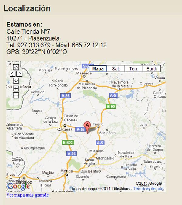 Imagen de Plasenzuela mapa 10271 5 