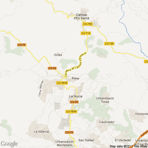 Imagen de Polop mapa 03520 1 