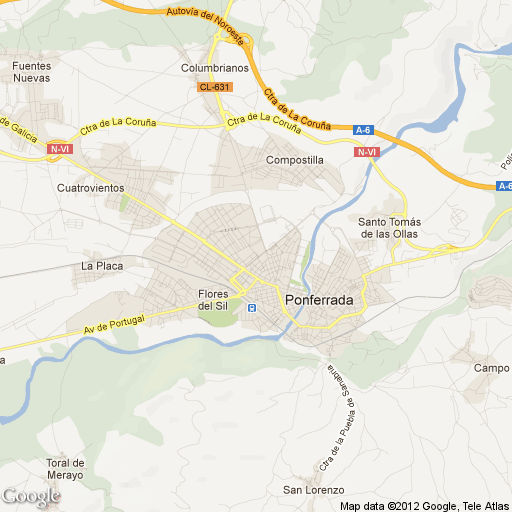 Imagen de Ponferrada mapa 24400 1 