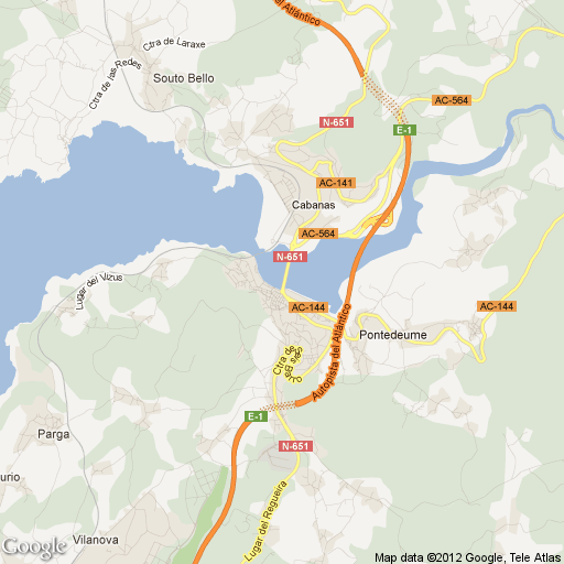 Imagen de Pontedeume mapa 15600 1 