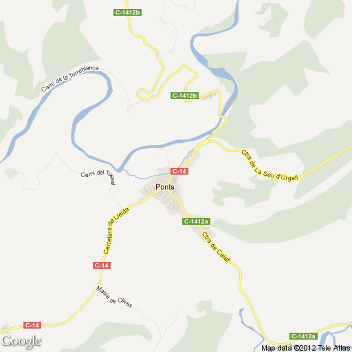 Imagen de Ponts mapa 25740 2 
