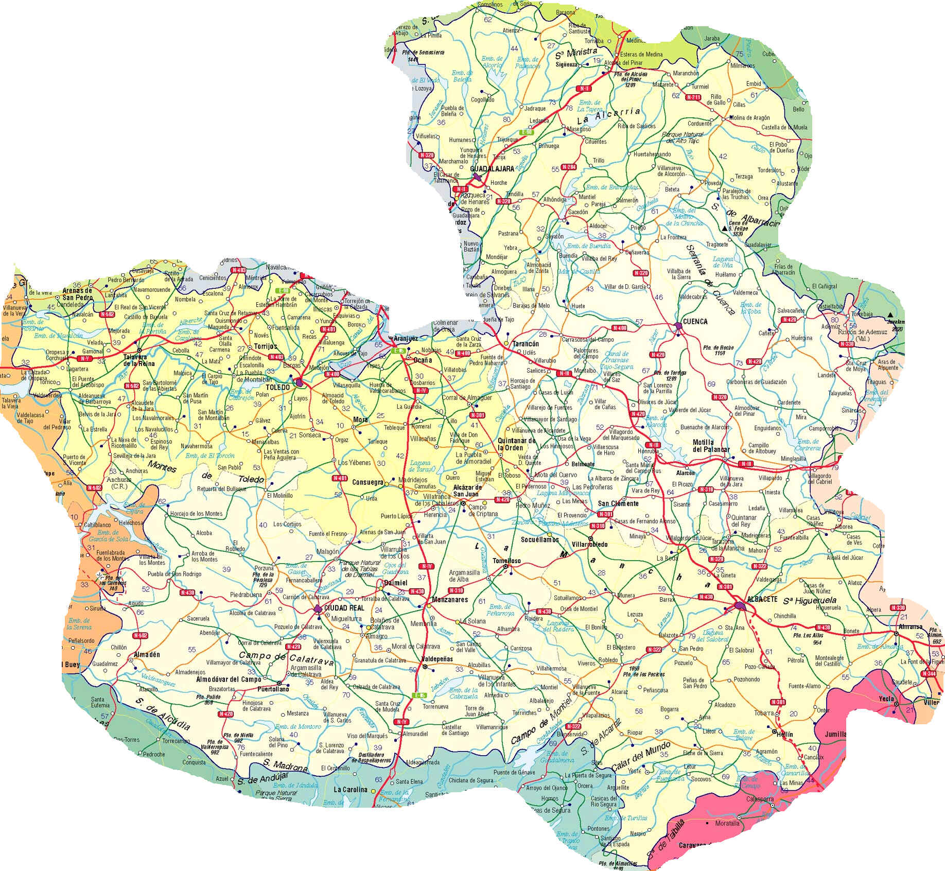 Imagen de Pozorrubielos de la Mancha mapa 16212 1 