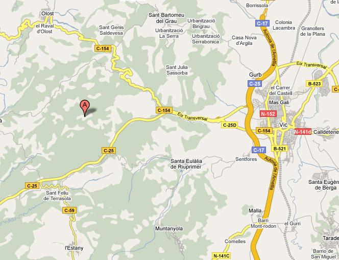 Imagen de Prats de Lluçanès mapa 08513 2 