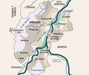 Imagen de Proaza mapa 33114 2 