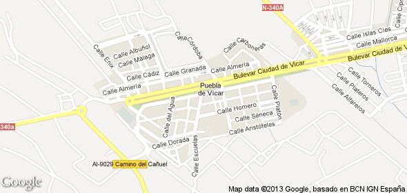Imagen de Puebla de Vícar mapa 04738 3 