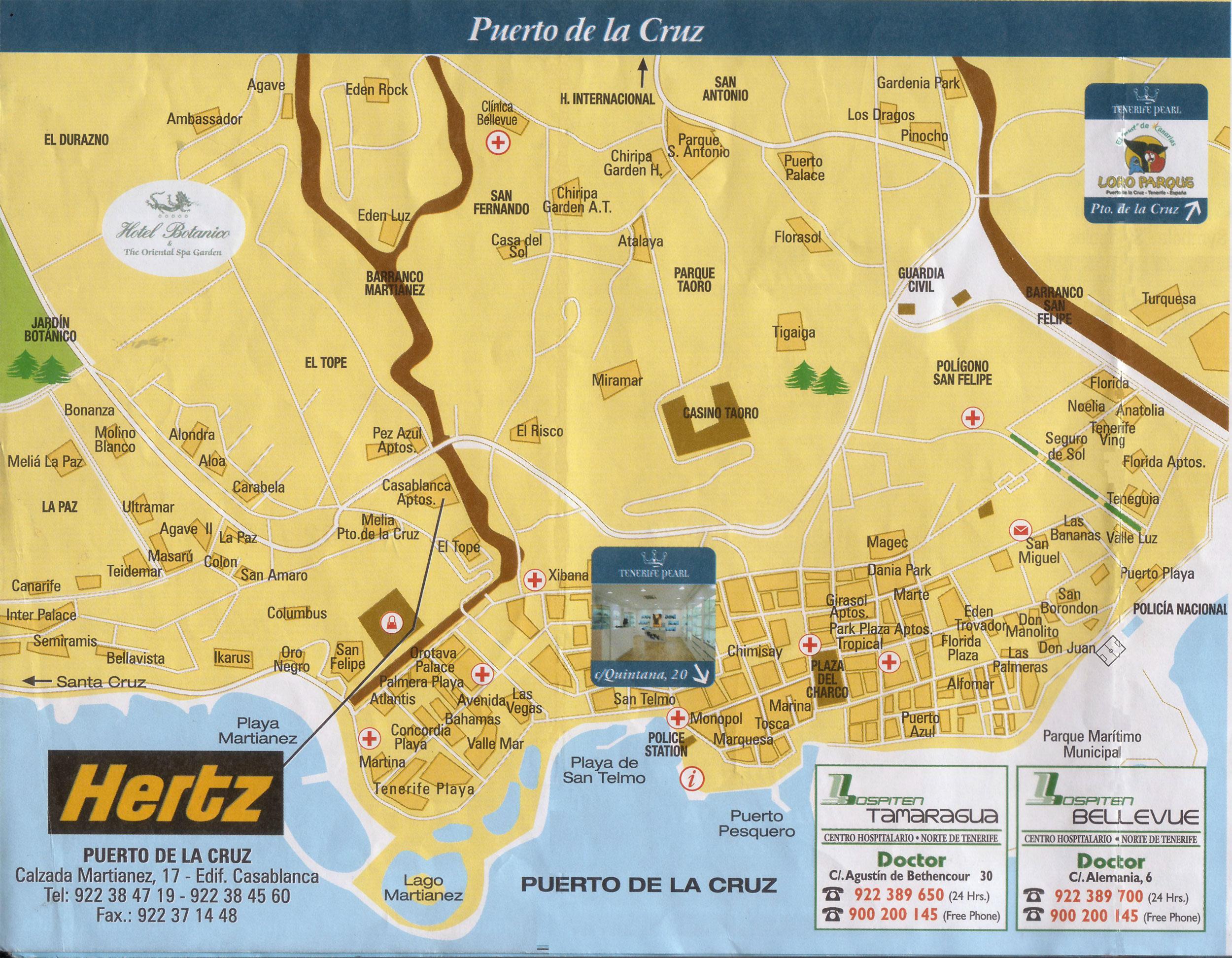 Imagen de Puerto de la Cruz mapa 38380 2 