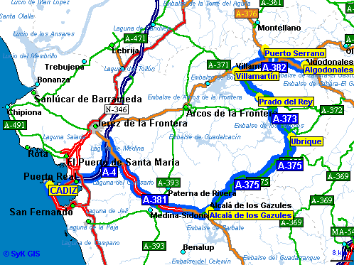 Imagen de Puerto Serrano mapa 11659 2 