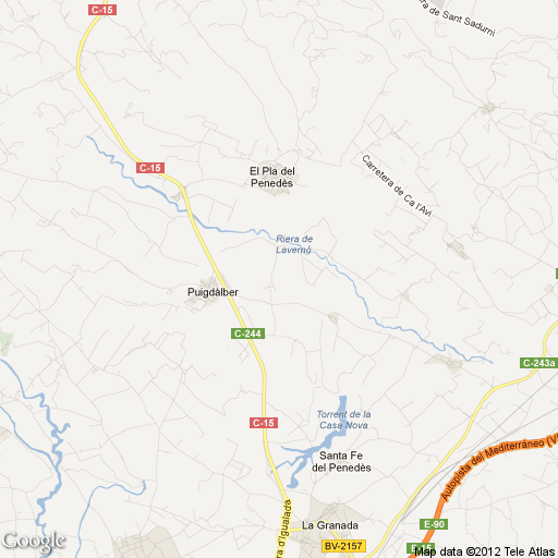 Imagen de Puigdàlber mapa 08797 1 