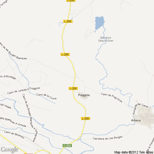 Imagen de Puiggròs mapa 25420 1 