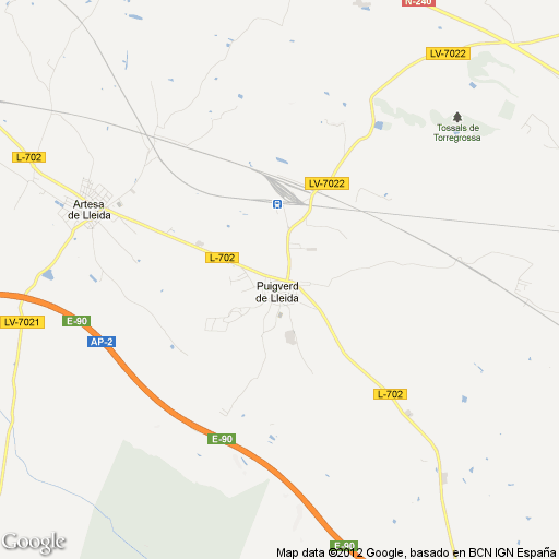 Imagen de Puigverd de Lleida mapa 25153 1 