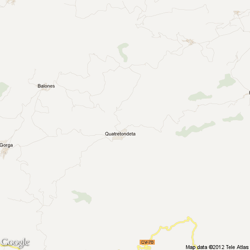 Imagen de Quatretondeta mapa 03811 1 