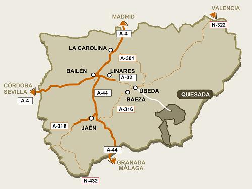 Imagen de Quesada mapa 23480 2 