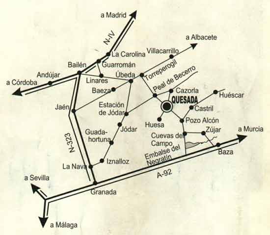 Imagen de Quesada mapa 23480 4 