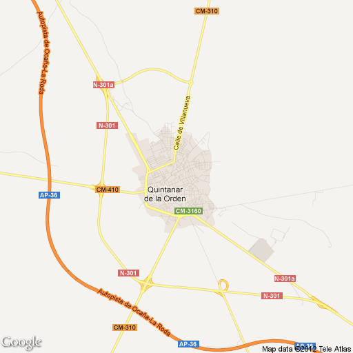Imagen de Quintanar de la Orden mapa 45800 3 
