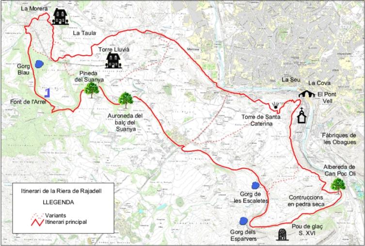 Imagen de Rajadell mapa 08256 2 