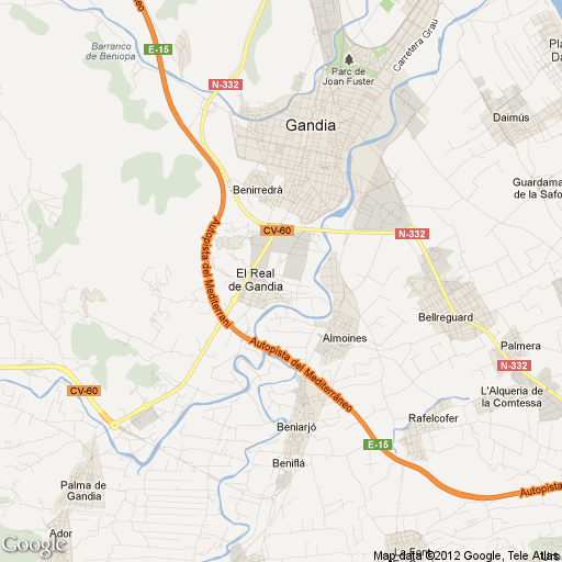 Imagen de Real de Gandía mapa 46727 1 