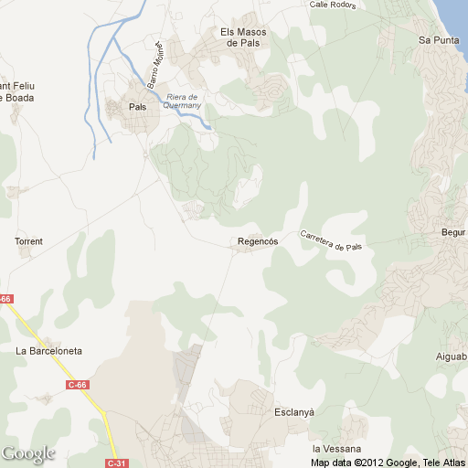 Imagen de Regencós mapa 17214 1 