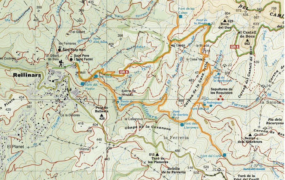 Imagen de Rellinars mapa 08299 5 