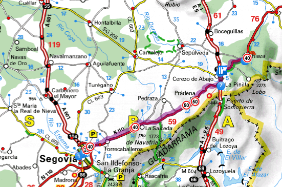 Imagen de Riaza mapa 40500 3 