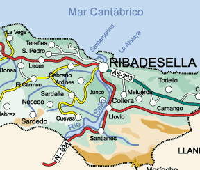 Imagen de Ribadesella mapa 33560 3 