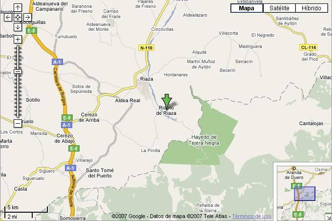 Imagen de Riofrío de Riaza mapa 40515 5 