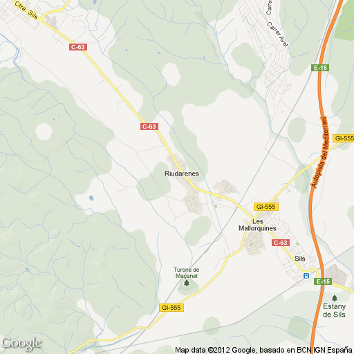 Imagen de Riudarenes mapa 17421 1 