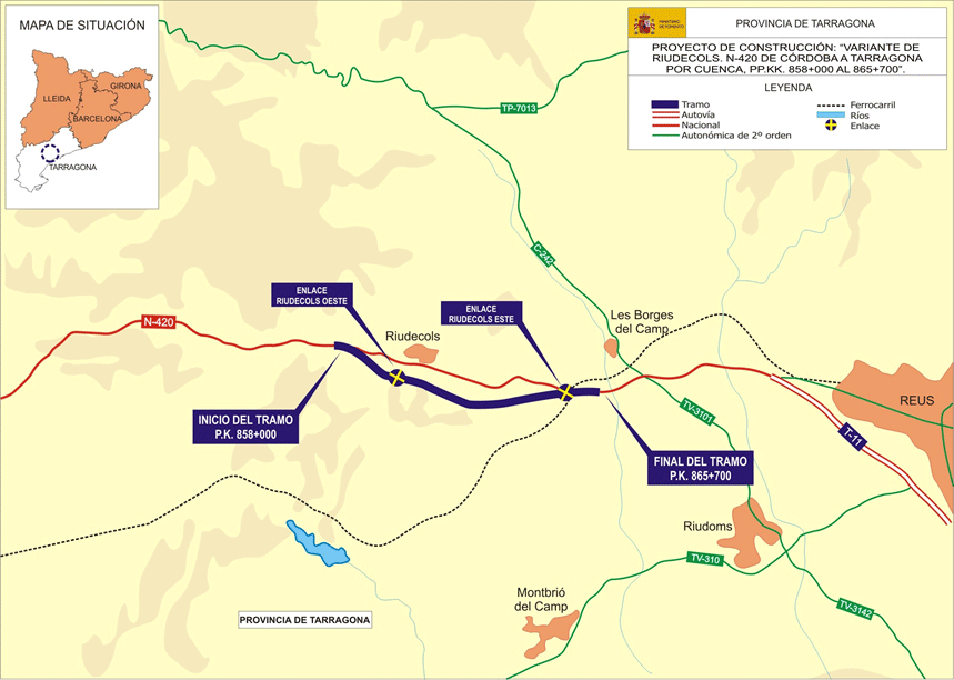 Imagen de Riudecols mapa 43390 1 