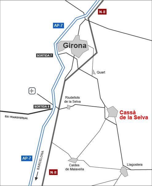 Imagen de Riudellots de la Selva mapa 17457 2 