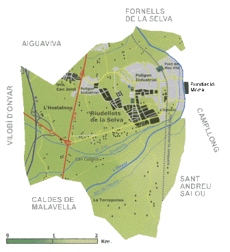 Imagen de Riudellots de la Selva mapa 17457 4 