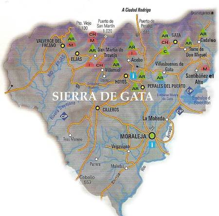 Imagen de Robledillo de Gata mapa 10867 2 