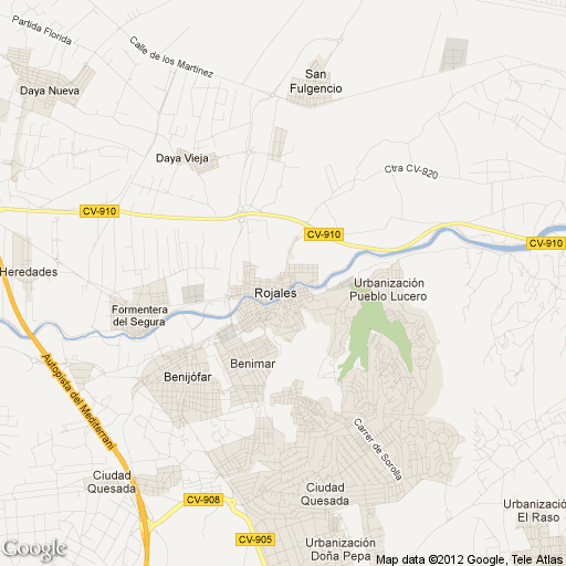 Imagen de Rojales mapa 03170 2 
