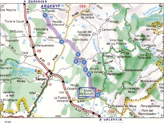 Imagen de Rubielos de Mora mapa 44415 1 