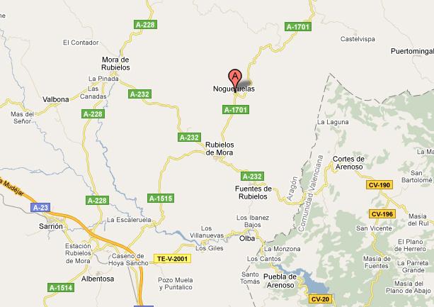 Imagen de Rubielos de Mora mapa 44415 4 
