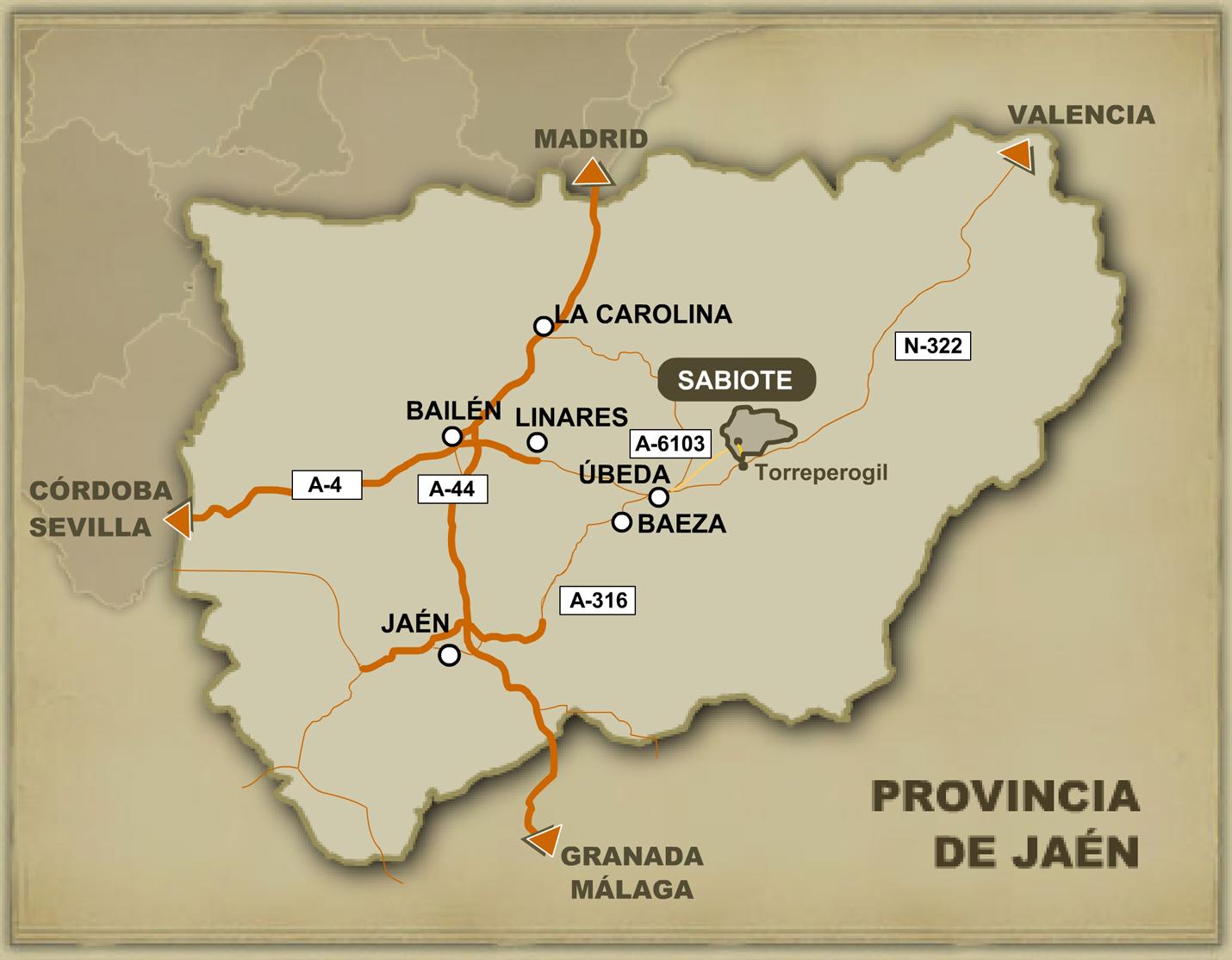 Imagen de Sabiote mapa 23410 3 