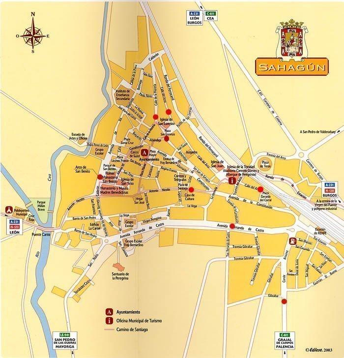Imagen de Sahagún mapa 24320 1 