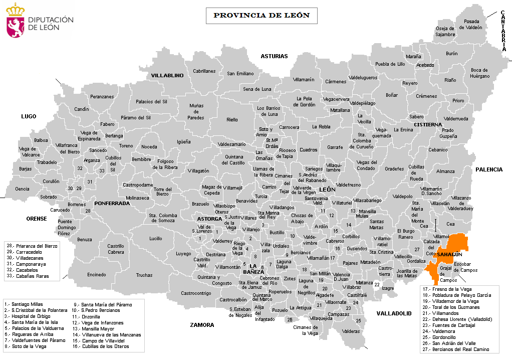 Imagen de Sahagún mapa 24320 3 