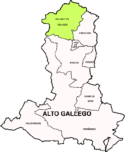 Imagen de Sallent de Gállego mapa 22640 2 