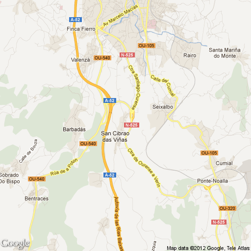 Imagen de San Cibrao das Viñas mapa 32911 1 