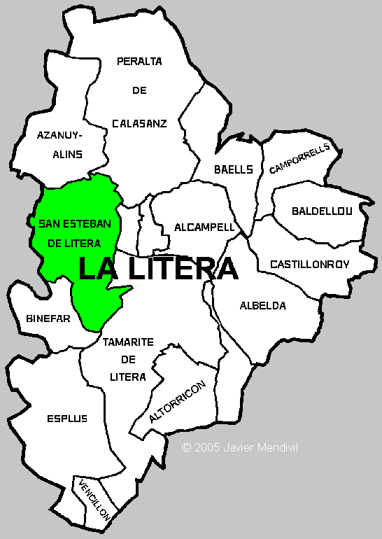 Imagen de San Esteban de Litera mapa 22512 3 