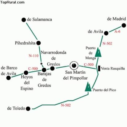 Imagen de San Martín del Pimpollar mapa 05132 4 